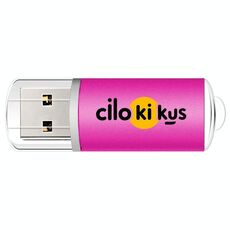 Unità flash USB 2.0 in metallo colorato Stampa su richiesta, memoria: 256 GB (rosso rosa)