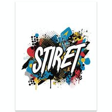 Stampa su tela decorativa EPSON Inkjet 320g senza cornice, su richiesta, dimensioni: 15x20 cm (alfabeto)