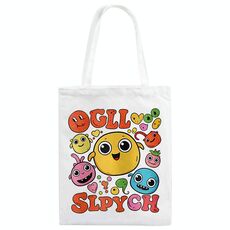 Stampa su tela con faccia buffa su richiesta, dimensioni: 25x20 cm (bianco)