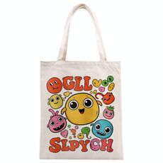 Stampa su tela con faccia buffa su richiesta, dimensioni: 25x20 cm (beige)
