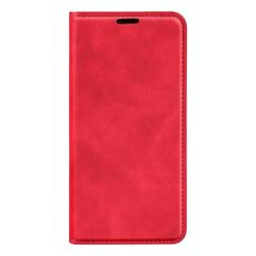 Per Xiaomi 15 Pro Retro-skin Custodia per telefono in pelle con ventosa magnetica (rosso)