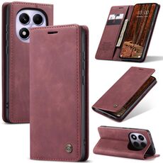 Per Redmi Note 14 Pro 4G Global CaseMe 013 Custodia per telefono in pelle con flip orizzontale multifunzionale (rosso)