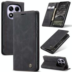 Per Redmi Note 14 Pro 4G Global CaseMe 013 Custodia per telefono in pelle con flip orizzontale multifunzionale (nero)