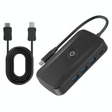 Docking station USB-C con caricabatterie rapido PD100W Wireless Casting Dock 5 in 1 (PD 100W+USB3.0 x 3)