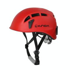 XINDA XDQ9650 Casco di sicurezza per esplorazione di grotte di espansione Speedway all'aperto Attrezzatura da arrampicata (rosso)