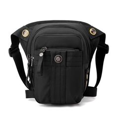 WEPOWER Borsa da viaggio per il pendolarismo, marsupio da ciclismo per esterni, marsupio portatile, borsa a tracolla (nero)