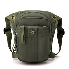 WEPOWER Borsa da viaggio per il pendolarismo, marsupio da ciclismo per esterni, marsupio portatile, borsa a tracolla (verde militare)