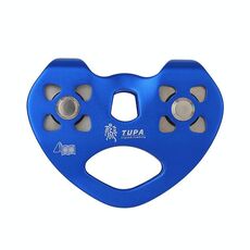 XINDA TP-Q9720 Outdoor Development Jungle Crossing Heart Shape Double Axle Ropeway Pulley (blu)
