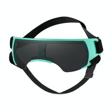Occhiali da sole per cani da compagnia, morbidi e regolabili, con protezione solare, per cani di piccola e media taglia (blu)