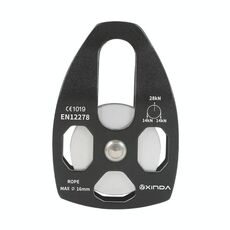XINDA XD-8611 Outdoor Alpinismo Soccorso Speedway Espansione Sollevamento Grande Puleggia Con Cuscinetto (Nero)