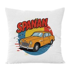Cuscino per divano stampato con stampa a forma di auto con nucleo stampato su richiesta, dimensioni: 40x40 cm (velluto granulare Twill)
