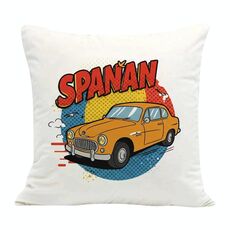 Cuscino per divano stampato con stampa a forma di auto con nucleo stampato su richiesta, dimensioni: 45x45 cm (velluto olandese)