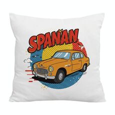 Cuscino per divano stampato con stampa a forma di auto con nucleo stampato su richiesta, dimensioni: 45x45 cm (velluto di cristallo)