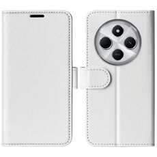 Per Xiaomi Redmi 14C 4G R64 Texture Custodia in pelle con flip orizzontale (bianco)