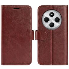 Per Xiaomi Redmi 14C 4G R64 Texture Custodia in pelle con flip orizzontale (marrone)