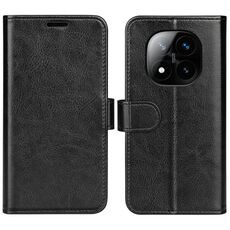Per Xiaomi Redmi Note 14 Pro+ R64 Texture Custodia in pelle con flip orizzontale (nero)