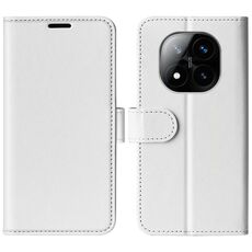 Per Xiaomi Redmi Note 14 Pro+ R64 Texture Custodia in pelle con flip orizzontale (bianco)