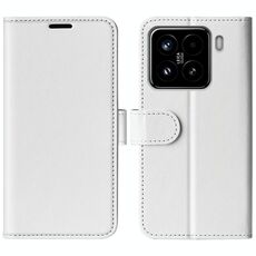 Per Xiaomi 15 R64 Texture Custodia per telefono in pelle con flip orizzontale (bianco)