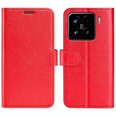 Per Xiaomi 15 R64 Texture Custodia per telefono in pelle con flip orizzontale (rosso)