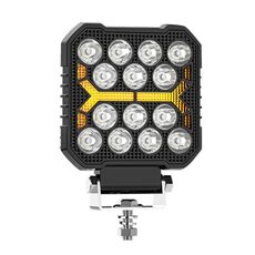 Luce da lavoro per auto Angel Eyes luminosa mista quadrata da 4 pollici (X6)