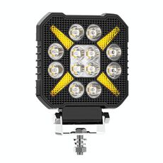 Luce da lavoro per auto a forma di X con occhio d'angelo luminoso quadrato da 4 pollici (X9)