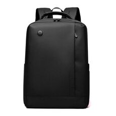 WEPOEWR Zaino per laptop da 14 pollici da uomo, impermeabile, grande capacità, per pendolari (nero)