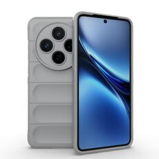 Per vivo X200 Magic Shield TPU + custodia in flanella per telefono (grigio)