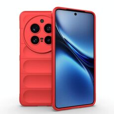 Per vivo X200 Pro Magic Shield TPU + custodia in flanella per telefono (rosso)