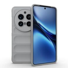 Per vivo X200 Pro Magic Shield TPU + custodia in flanella per telefono (grigio)