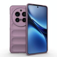 Per vivo X200 Pro Magic Shield TPU + custodia in flanella per telefono (viola)