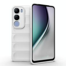 Per vivo Y29 5G / Y19s 4G Magic Shield TPU + Custodia in flanella per telefono (bianco)