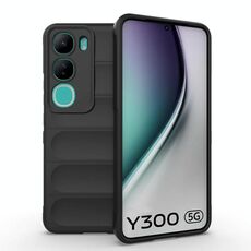 Per vivo Y300 5G India / V40 Lite IDN Magic Shield TPU + Custodia in flanella per telefono (nero)