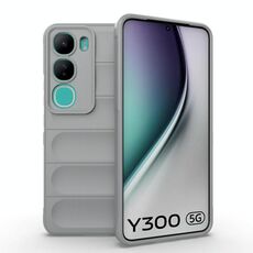 Per vivo Y300 5G India / V40 Lite IDN Magic Shield TPU + Custodia in flanella per telefono (grigio)