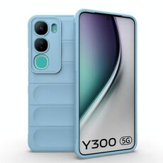 Per vivo Y300 5G India / V40 Lite IDN Magic Shield TPU + custodia in flanella per telefono (azzurro chiaro)