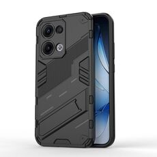 Per OPPO Reno13 5G Global Punk Armor 2 in 1 PC + TPU Custodia per telefono con supporto (nero)
