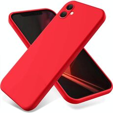 Per Samsung Galaxy M05 / F05 Custodia antiurto in silicone liquido Pure Color (rosso)
