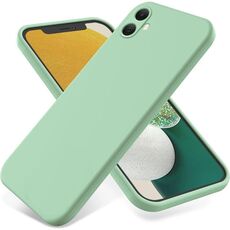 Per Samsung Galaxy M05 / F05 Custodia antiurto in silicone liquido di colore puro (verde)