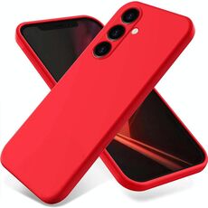 Per Samsung Galaxy M14 4G Custodia antiurto in silicone liquido Pure Color (rosso)