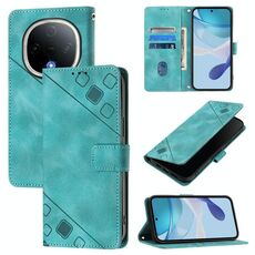 Per vivo Y300 5G Custodia in pelle goffrata con effetto pelle (verde)