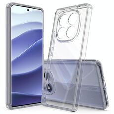 Per Redmi Note 14 Pro+ 5G Custodia per telefono in TPU acrilico antigraffio (trasparente)