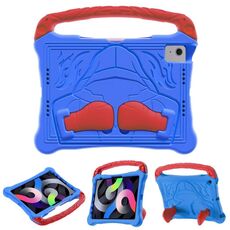 Per iPad Air 2022/2020 10.9 Custodia per tablet antiurto in EVA con supporto Boxing Series con tracolla (blu rosso)