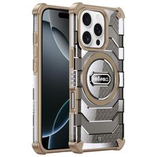 Per iPhone 16 Pro Max wlons Explorer Series PC Hybrid TPU MagSafe Custodia magnetica (giallo)