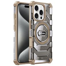 Per iPhone 15 Pro Max wlons Explorer Series PC Hybrid TPU MagSafe Custodia magnetica (giallo)