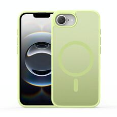 Per iPhone 16e DUX DUCIS Yind Series MagSafe TPU Hybrid PC Phone Case (verde lime)