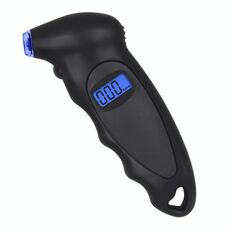 Manometro per pneumatici con display digitale ad alta precisione per auto (tutto nero con velluto)