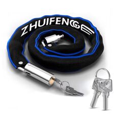 ZHUIFENGGE Lucchetto a catena antifurto universale per bicicletta, impermeabile e anti-taglio, lunghezza: Bold 85 cm