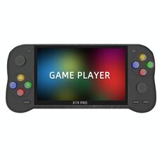 Console di gioco portatile X19 Pro con schermo da 5,1 pollici, supporta l'uscita TV AV con scheda di memoria da 8 GB (nero)