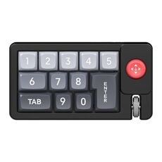 Tastiera da gioco meccanica cablata personalizzata con macro hot swap e retroilluminazione RGB Joystick K810 (nera)