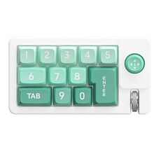 Tastiera da gioco meccanica cablata personalizzata con macro hot swap e retroilluminazione RGB Joystick K810 (verde)
