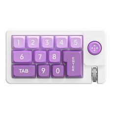 Tastiera da gioco meccanica cablata personalizzata con macro hot swap e retroilluminazione RGB Joystick K810 (rosa viola)